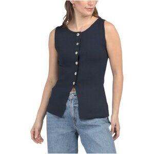 RACHEL ZOE Button Front Sweater